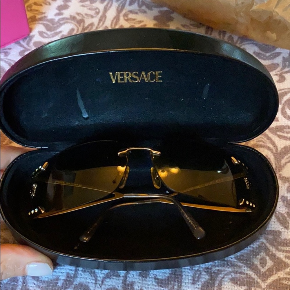 Versace sunglasses with case